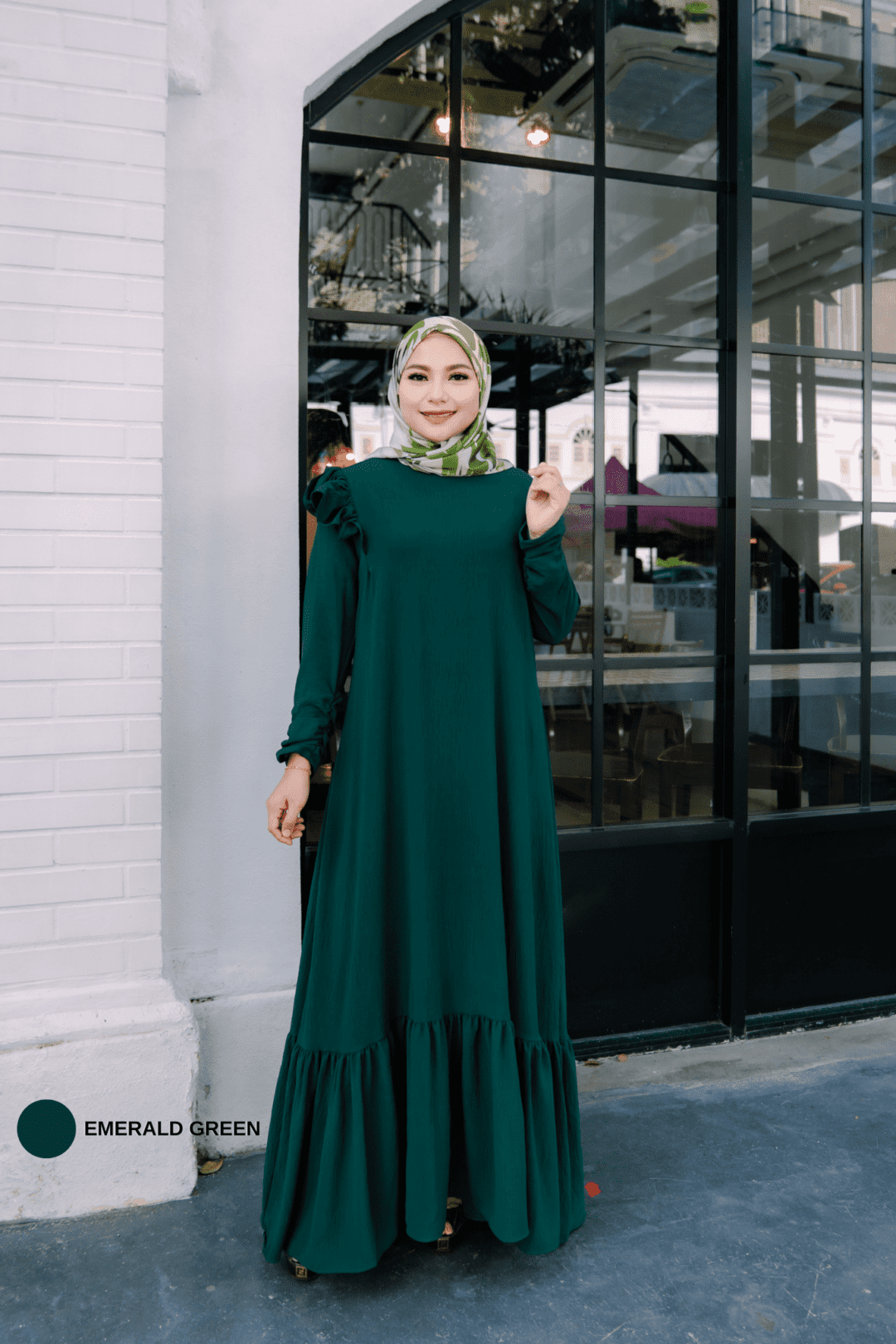 TALIA DRESS QUEEN - EMERALD GREEN