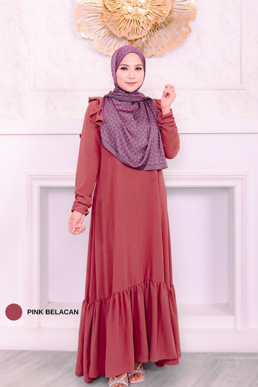 TALIA DRESS QUEEN - PINK BELACAN (NEW)